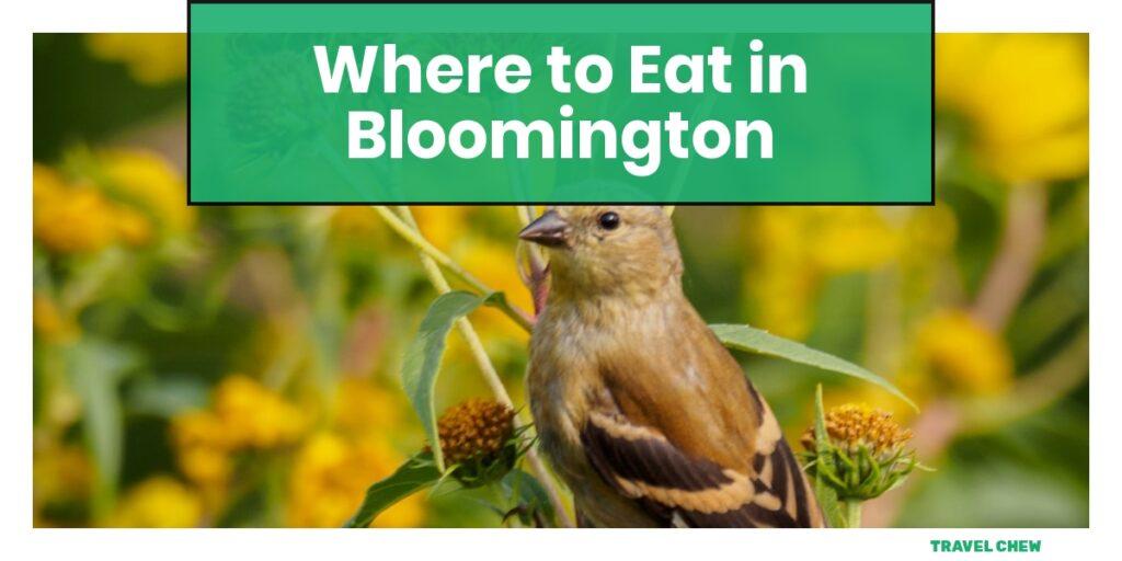 where to eat in Bloomington Minnesota