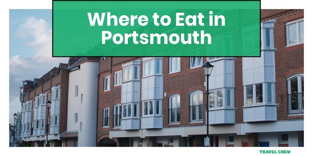 where to eat in Portsmouth New Hampshire