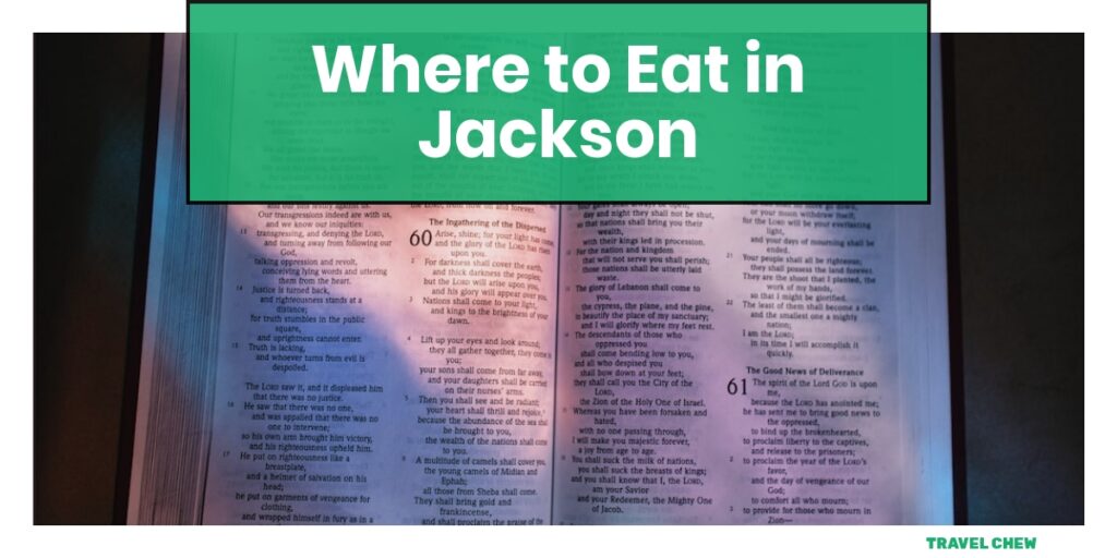 where to eat in Jackson Tennessee