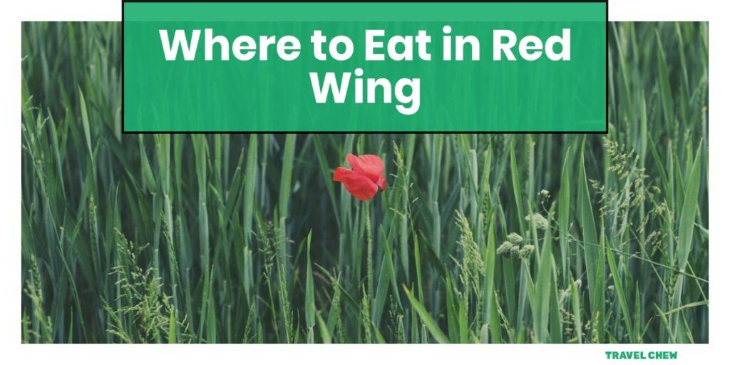 where to eat in Red Wing Minnesota