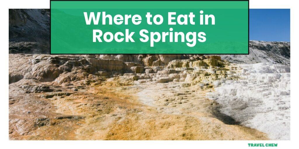 where to eat in Rock Springs Wyoming