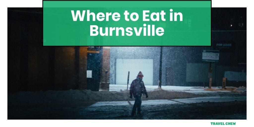 where to eat in Burnsville Minnesota