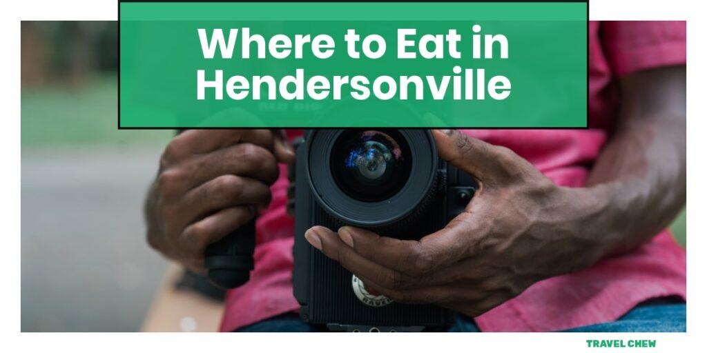 where to eat in Hendersonville Tennessee